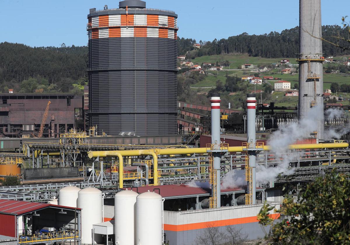 Incendio En La Planta De Gij N Arcelor Plantea Un Erte De Fuerza Mayor